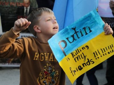 Діаспора під час саміту ЄС в Брюсселі вимагала мирного неба для українців  