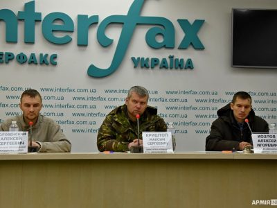 Пресконференція військовополонених льотчиків російської армії  