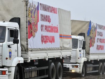 На Слобожанщині окупанти організували показову роздачу «гумдопомоги»