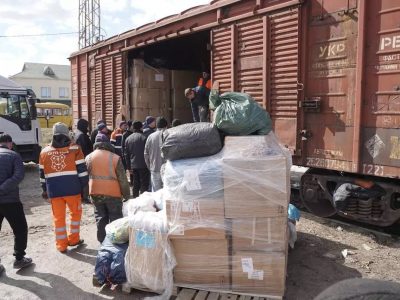 До Полтави прибуло 10 вагонів гуманітарної допомоги від міжнародних партнерів  