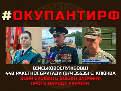 Розвідка здобула нові імена військових злочинців з Курської області  