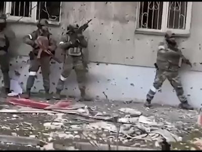 Тікток-армія кадирова зняла відео «битви» з порожнім будинком  