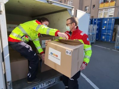 50 тонн гуманітарних вантажів передала Житомиру міжнародна організація ISAR  