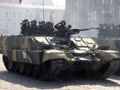Українські воїни знищили рідкісну російську бойову машину вогнеметників БМО-Т  