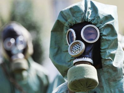 Окупанти в Мелітополі інспектують обладнання для імовірного зберігання носіїв хімічної зброї  