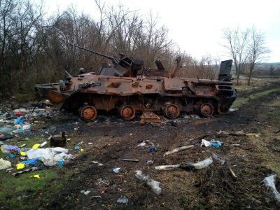 Холодноярівці розбили техніку окупанта на Харківщині  