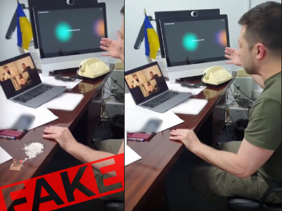 Росіяни вчергове запустили примітивний фейк про Президента України  