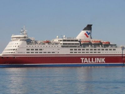 Естонський пором Isabelle став гуртожитком для півтори тисячі біженців з України  