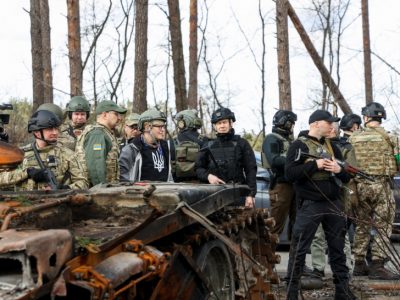 Денис Шмигаль показав Прем’єр-міністру Литви наслідки перебування російських військ у Бородянці  