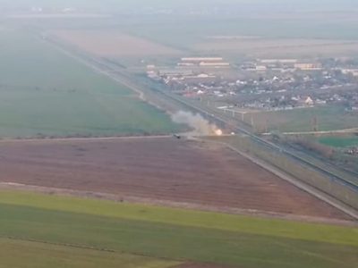 Українські морпіхи знищили танк окупантів  