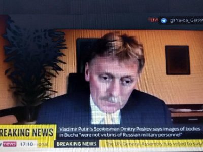 Прессекретар путіна попався на брехні під час прямого ефіру на американському ТБ  