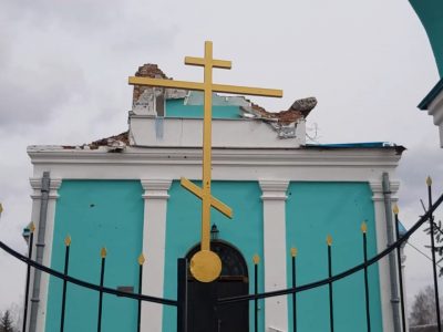Російські нацисти обстріляли храм… московського патріархату  