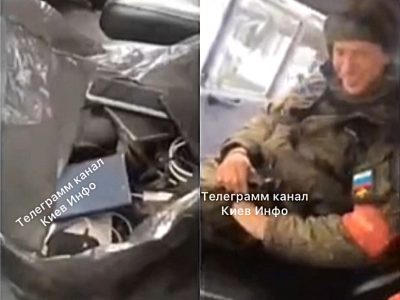 Дно пробито: «бомжі-орки» росармії радіють вкраденій зарядці до телефону  