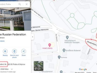 Вулиця Українських Героїв — у російського посольства в Чехії нова адреса  