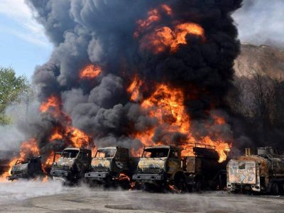 На території Донецької та Луганської областей ЗСУ знищили 15 одиниць ворожої бронетехніки  