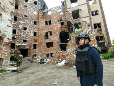 Президент Словаччини: У Бородянці та Ірпені я на власні очі побачила наслідки руйнувань, які скоїли в Україні російські солдати  