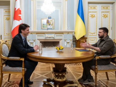 Володимир Зеленський разом із Джастіном Трюдо взяли участь у відеоконференції лідерів держав «Групи семи»  