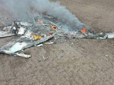 На Херсонщині український винищувач збив російський Су-35  