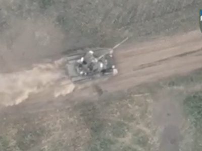 Гірські штурмовики знищили ворожий танк з екіпажем  