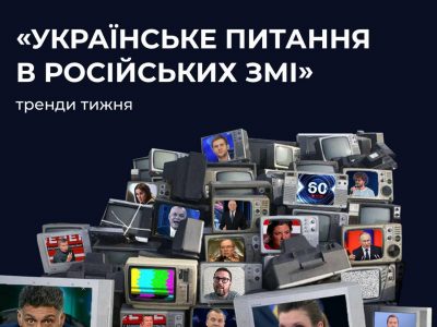 Які основні теми просували російські ЗМІ минулого тижня  
