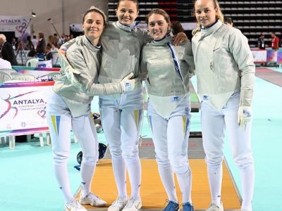 Армійські шаблістки вибороли «бронзу» на чемпіонаті Європи з фехтування  