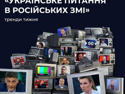 Основні фейкові теми, що просували російські ЗМІ цього тижня  