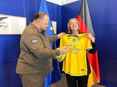 Руслан Стефанчук зустрівся з Президенткою Німецького Бундестагу  