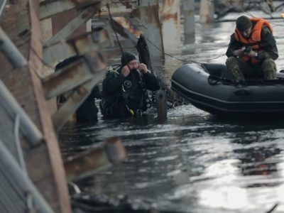 На Київщині водолази-сапери знищили бомбу ФАБ-500  