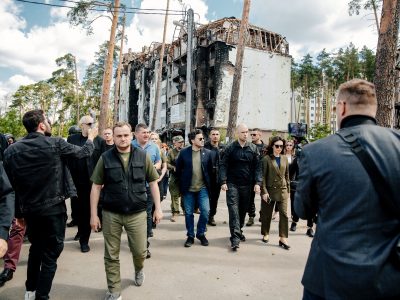 Прем’єр-міністри Чорногорії і Албанії відвідали Бородянку та Ірпінь