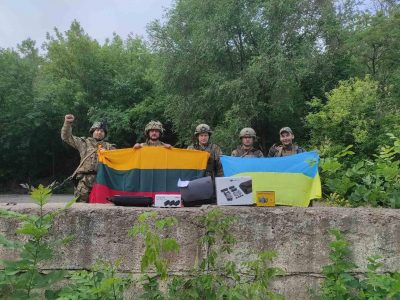 Литовський фонд Blue/Yellow for Ukraine активно підтримує оборонців Лисичанська та інших гарячих точок  