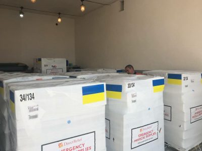Житомиряни отримали зі США медичні засоби на суму майже $4 млн  
