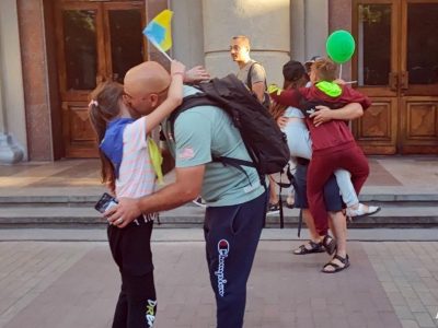 Діти військовослужбовців ВМС повернулися з відпочинку в Литві  