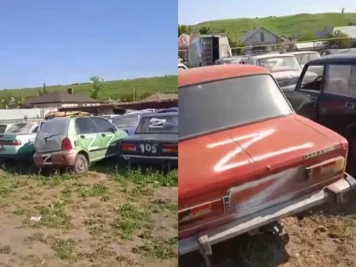 В окупованому Маріуполі окупанти та колаборанти крадуть вцілілі автомобілі  