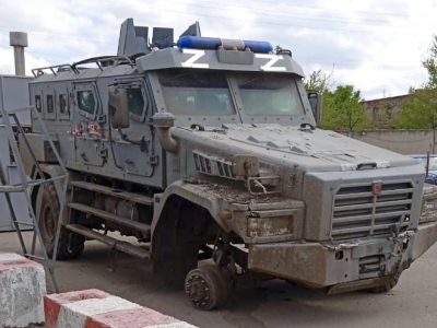 Рідкісний бронеавтомобіль росгвардії «Патруль-А» не пережив поїздки до України  