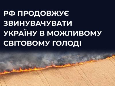 Окупанти блокують порти і палять поля, але «винна» у продовольчій кризі  Україна  