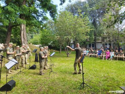 Київські військові музиканти завершили гастролі Полтавщиною  