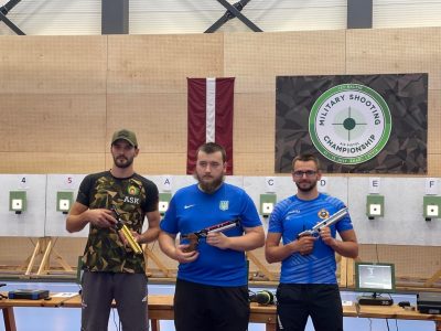 Два «золота», «срібло» та «бронзу» здобули армійці у перший день змагань Першого Балтійського чемпіонату зі стрільби   