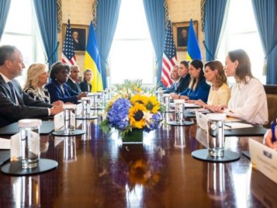 Олена Зеленська у Білому домі розповіла про проєкт «Книга катів українського народу»  