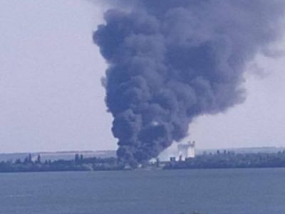 Неподалік Нікополя наші захисники знищили ворожий склад із боєприпасами  