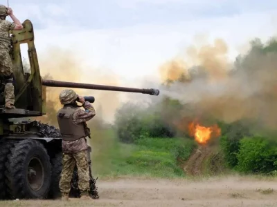 Українські захисники під час контрбатарейної боротьби знищили ворожі САУ  