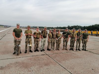 Відеокліп на пісню «Ой у лузі червона калина» представив військовий оркестр 406-ї ОАБр  
