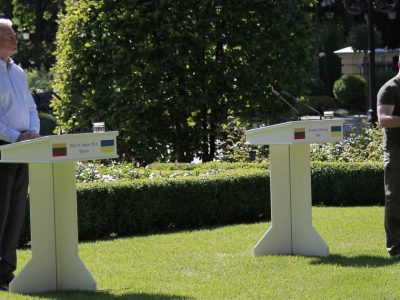 Глава держави подякував Литві за надану допомогу  