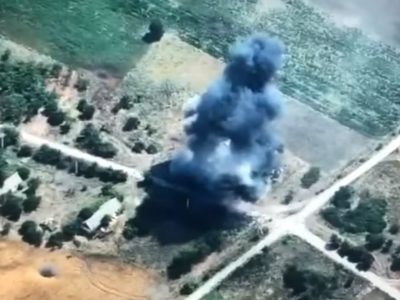 Морпіхи на Херсонщині знищили ворожий склад боєприпасів  