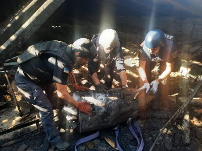 Авіабомбу і ще 683 вибухонебезпечні предмети знешкодили піротехніки за минулу добу  