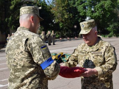 Зенітній ракетній Одеській бригаді передано стрічку «За мужність та відвагу»