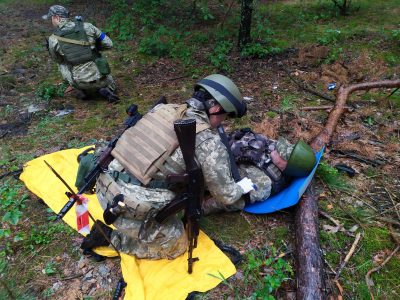 На Північному напрямку тероборонці пройшли навчання з тактичної медицини    