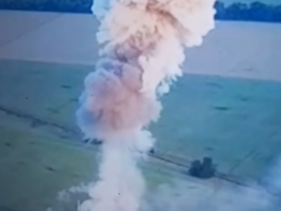 Тероборонці спалили ворожу БМП разом з екіпажем  