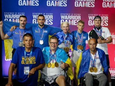 20 медалей з плавання виборола збірна України на Warrior Games  