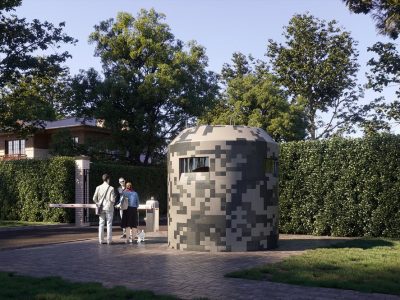 У Дніпрі розробили вуличні модуль-укриття  