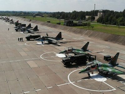 У білорусі розпочалася перевірка обладнання військових летовищ